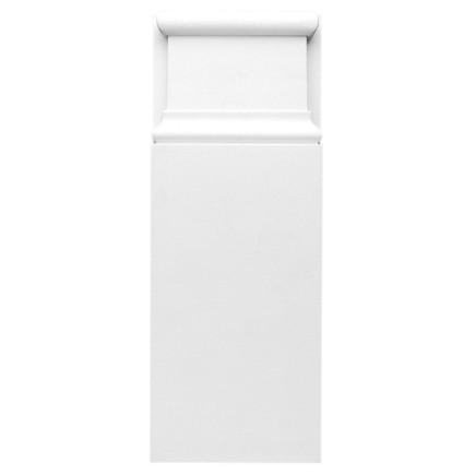 D310-Luxxus Classic Duropolymer Doorway Plinth Block, Primed White. Width: 3-3/4" Height: 9-13/16"