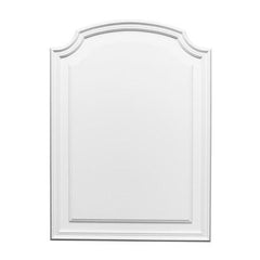 D500-Luxxus Classic Duropolymer Door Panel, Primed White. Width: 21-5/8" Height: 29-1/2"