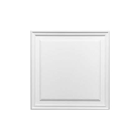 D503-Luxxus Classic Duropolymer Door Panel, Primed White. Width: 21-5/8" Height: 21-5/8"