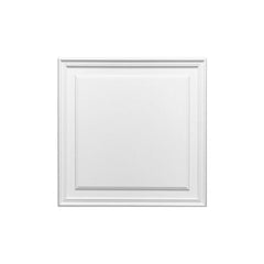 D503-Luxxus Classic Duropolymer Door Panel, Primed White. Width: 21-5/8" Height: 21-5/8"