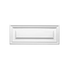 D504-Luxxus Classic Duropolymer Door Panel, Primed White. Width: 21-5/8" Height: 8-11/16"