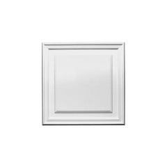 D506-Luxxus Classic Duropolymer Door Panel, Primed White. Width: 16-15/16" Height: 16-15/16"