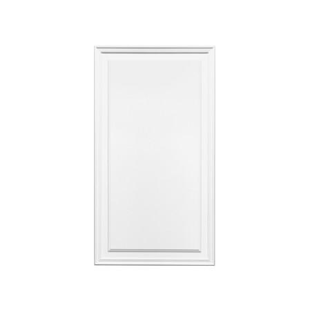 D507-Luxxus Classic Duropolymer Door Panel, Primed White. Width: 21-5/8" Height: 35-5/8"