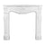 H100-Luxxus Classic Polyurethane Fireplace Surround Decoration, Primed White. Width: 51" Height: 45-1/16"