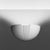 L-509-Luxxus Classic Duropolymer Wall Light Fixture Sconce, Primed White. Length: 11-7/16" Height: 6-11/16"