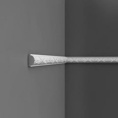 P2020-Luxxus Decorative Polyurethane Panel Molding, Primed White. Length: 78-3/4" Height: 1-3/4"