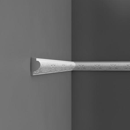 P3020-Luxxus Decorative Polyurethane Panel Molding, Primed White. Length: 78-3/4" Height: 1-15/16"