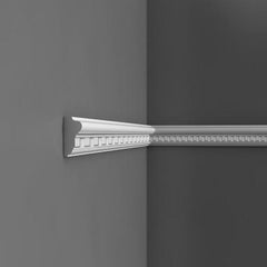 P6020-Luxxus Decorative Polyurethane Panel Molding, Primed White. Length: 78-3/4" Height: 2-9/16"