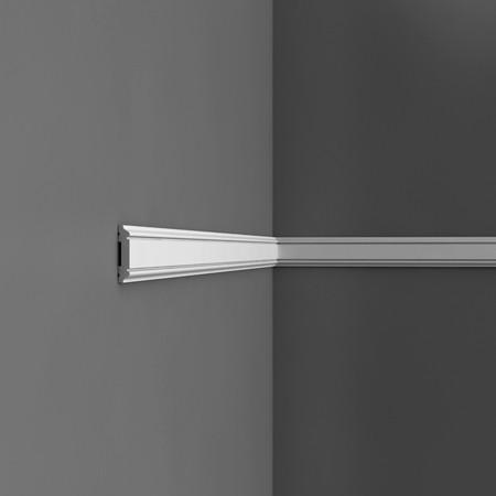 PX144 - Axxent Plain Duropolymer Panel Molding, Primed White. Length: 78-3/4" Height: 1-15/16"