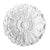 R-27-Luxxus Decorative Polyurethane Ceiling Medallion, Primed White. Diameter: 29-1/2"