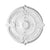 R-73-Luxxus Decorative Polyurethane Ceiling Medallion, Primed White. Diameter: 27-9/16"