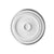 R-77-Luxxus Decorative Polyurethane Ceiling Medallion, Primed White. Diameter: 24-7/16"