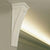 B-410-Luxxus Classic Polyurethane Corbel, Primed White. Height: 19-11/16"