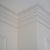 C219-Luxxus Decorative Polyurethane Crown Molding, Primed White. Face: 8-5/8" Length: 78-3/4"