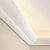 C351-Luxxus Plain Polyurethane Crown Molding for Indirect Lighting. Face: 6-7/8" Length: 78-3/4"