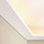 C357-Luxxus Plain Polyurethane Crown Molding for Indirect Lighting. Length: 78-3/4"