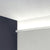 C361-Luxxus Plain Polyurethane Crown Molding for Indirect Lighting. Length: 78-3/4"