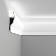 C372-Luxxus Plain Polyurethane Molding for Indirect Lighting. Length: 78-3/4"