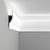 C372-Luxxus Plain Polyurethane Molding for Indirect Lighting. Length: 78-3/4"