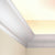 C901-Luxxus Plain Polyurethane Crown Molding for Indirect Lighting. Face: 7-11/16" Length: 78-3/4"