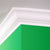 CB503 - Basixx Plain Durofoam Crown Molding, Primed White. Face: 4-3/4" Length: 78-3/4"