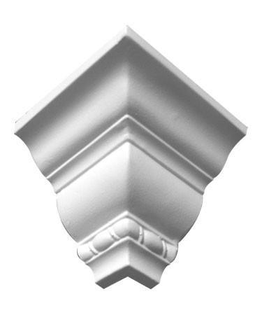 3"H X 3" Projection X 94-1/2"L - curly shape moulding matched ourside corner