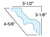 3-1/8"H X 3-1/2"Projection X 94-1/2"L - Denmark Moulding