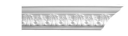 3-1/8"H X 3-5/8" Projection X 94-1/2"L -  Roman Moulding