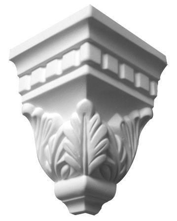 4-1/2"H 3-1/8"Projection X 94-1/2"L - Columbia oak leaf moulding outside corner