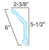 5-1/2"H 2-3/8" Projection X 94-1/2"L - portland crown moulding