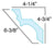 4-3/4"H 4-1/4"Projection X 94-1/2"L - Colorado springs leaf moulding