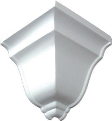 4" High x 5-1/4" Proj - Kings Outside Plain Corner