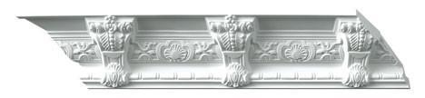 5-1/4" X 6-1/4"Projection X 94-1/2"L- Corbel shaped crown moulding