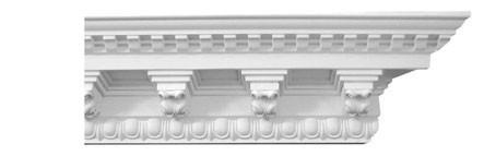 6-1/2"H X 6-5/8"Proj X94-1/2"L - Bradford corbel crown moulding