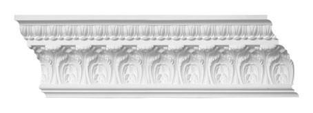 7-7/8"H 5-1/2"Projection X 96"L - Brooks decorated crown moulding