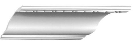 7"H X 8-7/8" Proj X 94-1/2"L - Cameron plain crown moulding