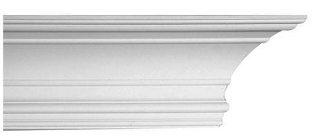 6-3/4"Hx 7"Proj X 94-1/2"L - Haywood Plain Cornice Moulding