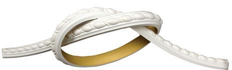 1"H x 5/8"Proj x 93"L Flexible -  Levy Decorative Panel Moulding Flexible