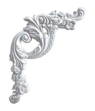 16" X 18" - Chatham Decorative Panel Moulding Left and Right Corner Set