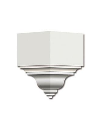 Max 3-3/16"H And 3"Proj.Crown - Luna decorative outside corner drop
