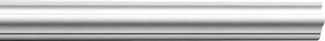 2-9/16"H x 13/16"Proj x 94-1/2"L - Salem Polyeurethane Plain Panel Moulding