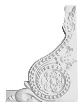 8" X 6" X 3/4"- Toombs Decorative Stair Bracket - Left
