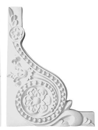 8" X 6" X 3/4"- Toombs Decorative Stair Bracket - Right