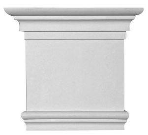 7-3/8"H X 8-1/4"W X 2-1/4"Proj - Yakima Polyurethane Pilaster Capital