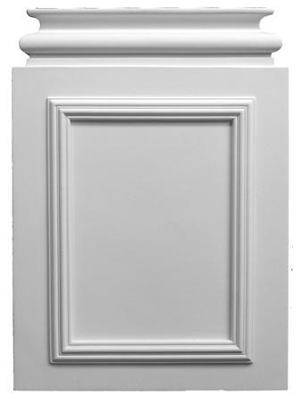 20-7/8"H X 15"W X 2-1/8"Proj - Burlington Pilaster Plinth