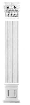 17-3/4"Wx 1-1/2"Proj X94-1/2"L - Cherokee Pilaster