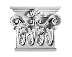 8-5/8"H X 7-7/8"W X 2-3/8"Proj - Crosby Decorative Capital - Left