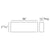 DX119 - Axxent Classic Duropolymer Door Casing, Primed White. Width: 96" Height: 3-11/16"