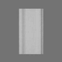 DX121 - Axxent Classic Duropolymer Door Casing, Primed White. Width: 96" Height: 3-3/4"