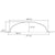 F12-Luxxus Classic Polyurethane Recessed Mount Dome, Primed White. Diameter: 51-15/16"